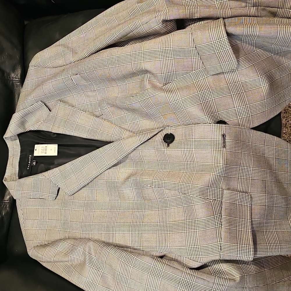 BRAND NEW TALBOTS BLAZER...SIZE 18....BLACK AND WHITE - Picture 3 of 10
